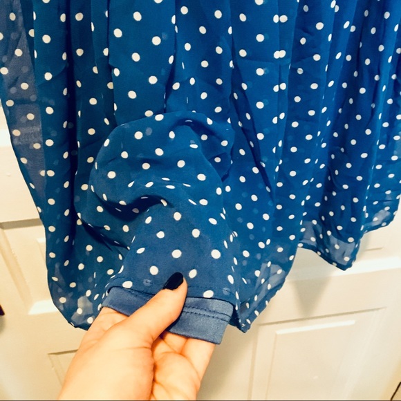 Classic Polka Dot Tie Dress - Picture 5 of 5